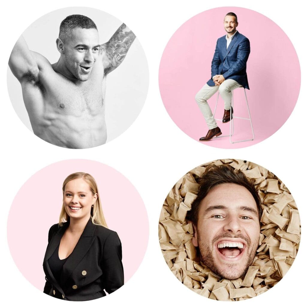 4 images all contained by circles featuring fun images by Photoform*